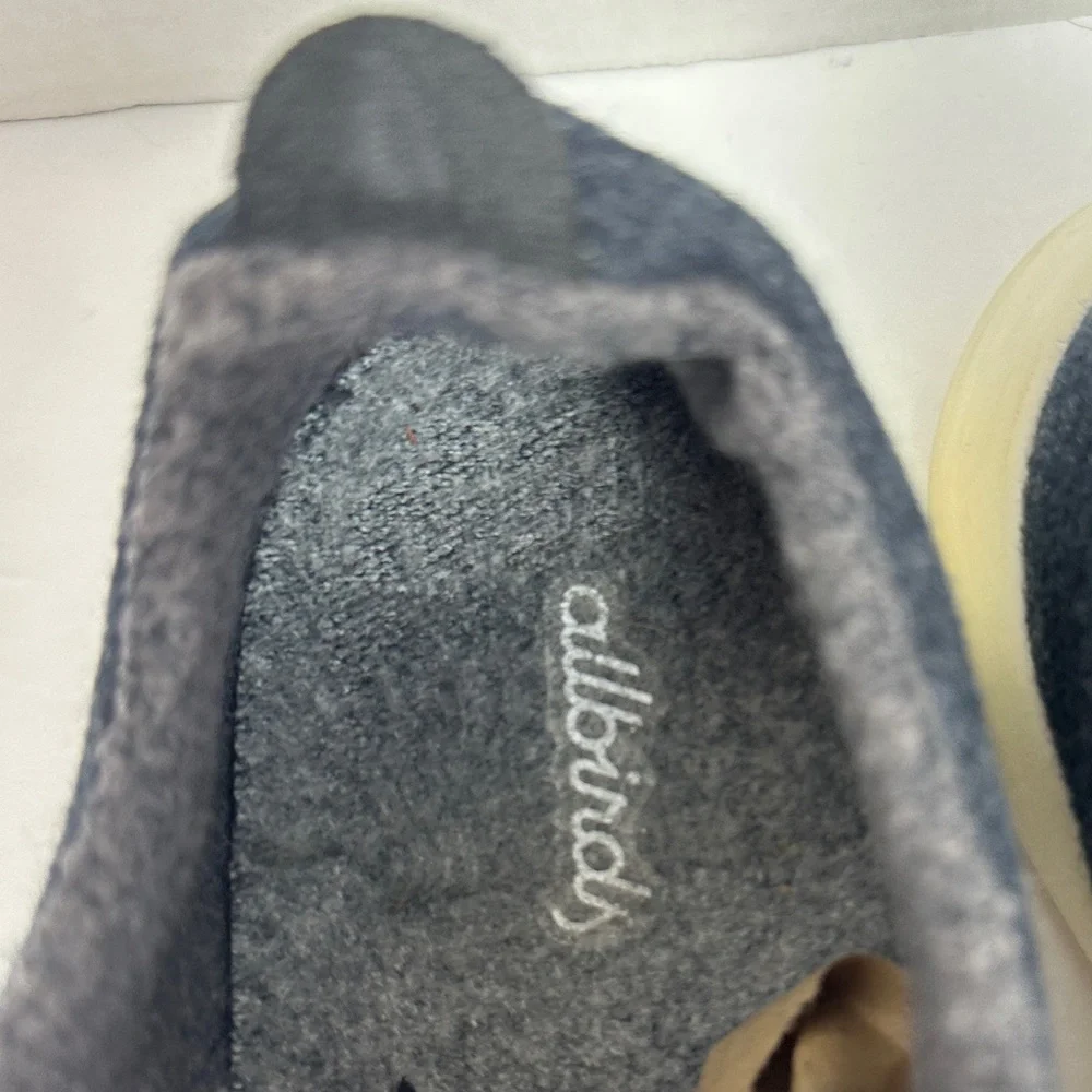 Allbirds Wool Runners 1019 NV1 Womens Black Gray Running Shoes Sneakers Size 7 - Picture 8 of 12